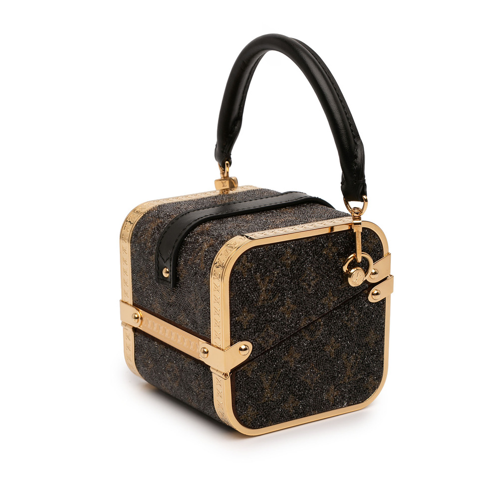 Pre-Loved Louis Vuitton Sea Treasure Monogram Satin Treasure Box Satchel - Picture 2 of 7